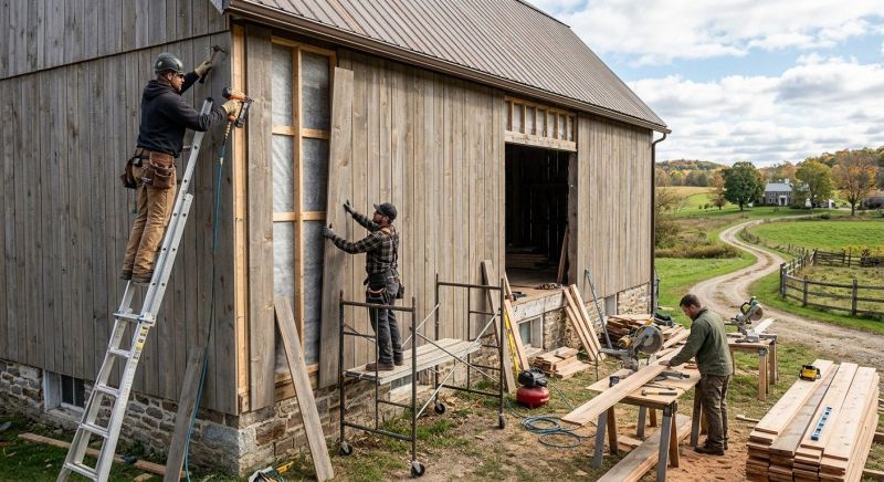 Barn Siding Installation in Fairfield County, CT