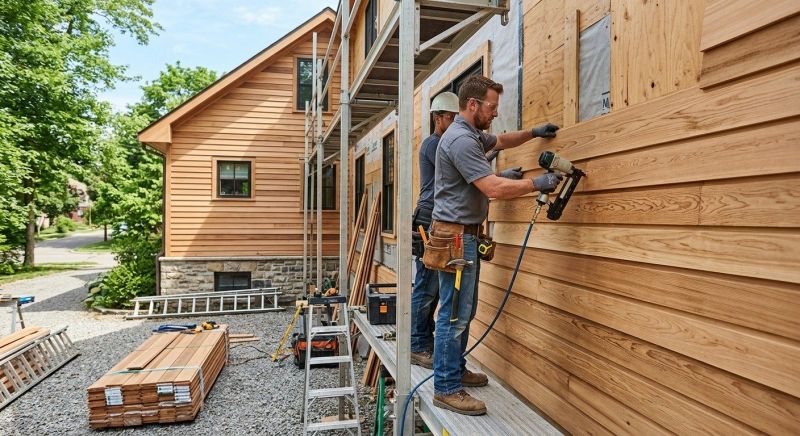 Barn Siding Installation in Boston, MA