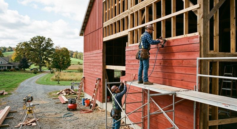 Barn Wood Siding Installation in Stamford, CT