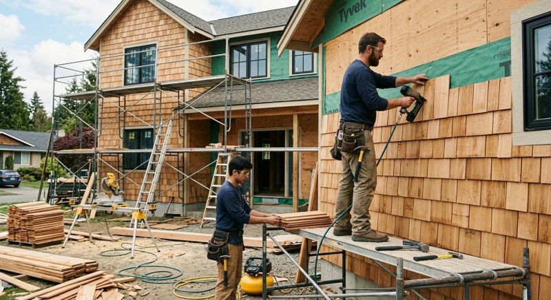 Cedar Cladding Installation in Norwalk, CT