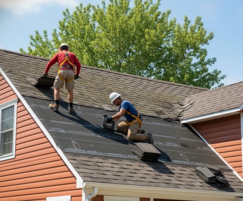 Damaged Roof Replacement in Manchester, NH