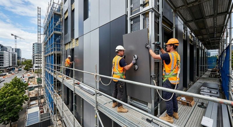 Facade Cladding Installation in Boston, MA