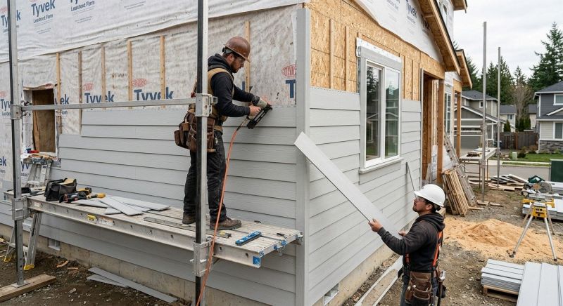 Fiberboard Siding Installation in Boston, MA