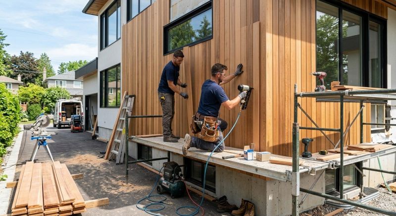 Hardwood Siding Installation in Boston, MA
