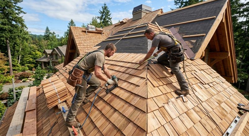 Wood Roofing Installation in Fredericksburg, VA